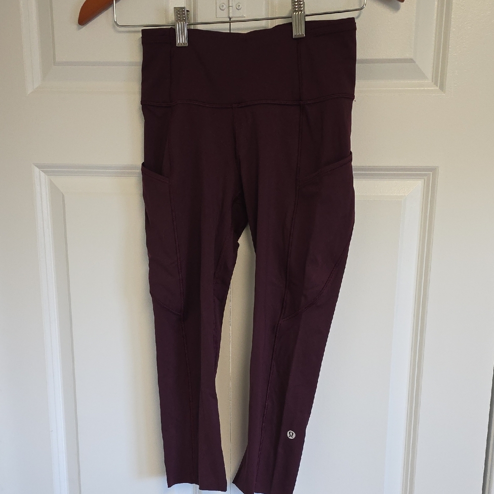 Lululemon Athletica Deep Purple Leggings Size 4